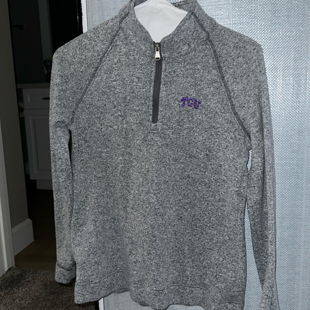 TCU half zip